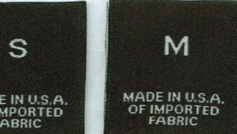 Clothing labels