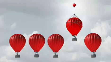 Competitive edge balloons