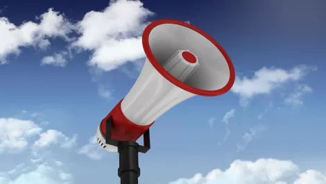 Announcement megaphone1