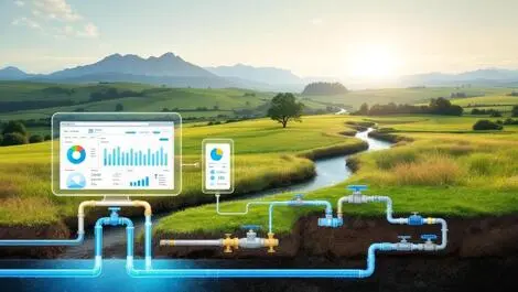 Digital water management pipes valves computer networks data analytics nz rural