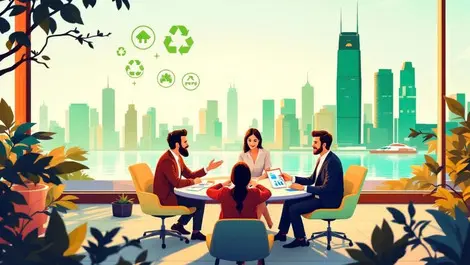 Hong kong skyline insurance mobility leaders green conference