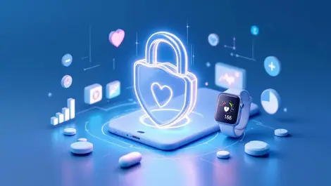 3d smartphone smartwatch encrypted telemedicine health data shield