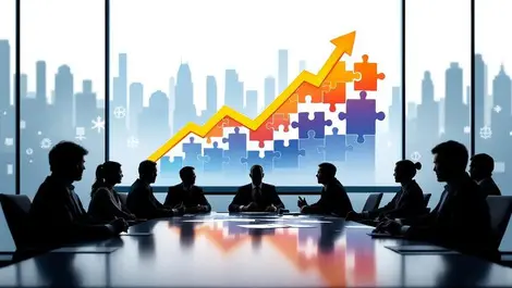 Uk boardroom ai roi puzzle graph executives uncertain investment