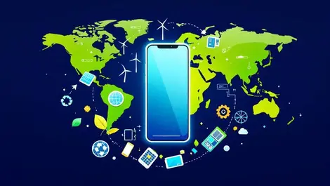 Mobile circular green tech solar wind recycling global south