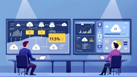 It command center dashboard cloud cost monitoring data security