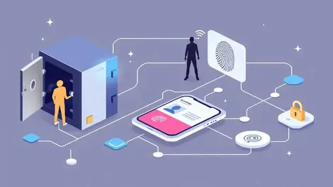 Secure austrian digital infrastructure vault fingerprint card network