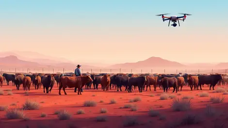 SkyKelpie trials autonomous cattle mustering in Queensland