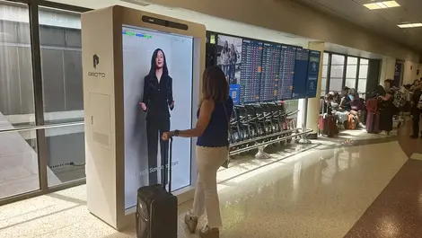 Boston Logan adds AI hologram concierges for travellers